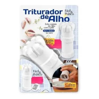 Imagem de triturador de alho com descascador - 123util