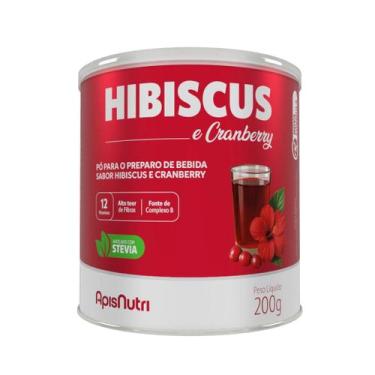 Imagem de Chá de Hibiscus e Cranberry 200g APISNUTRI