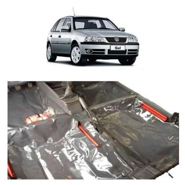 Imagem de Tapete Em Vinil Verniz Assoalho Gol G2,g3,g4 4 portas - MANOS TAPETES