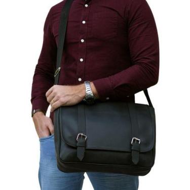 Imagem de Bolsa Carteiro Pasta Tranversal Regulável para Notebook Masculino 189 