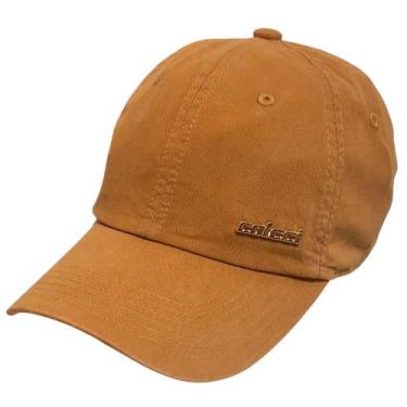 Imagem de Boné Unissex Colcci Básico Placa de Metal LogoDourado, Marrom drome, U