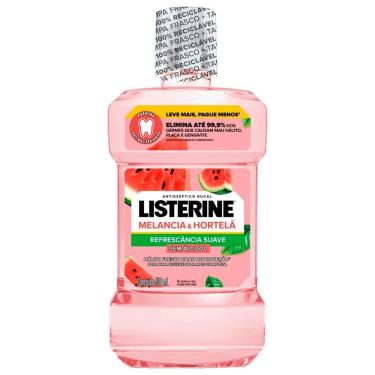 Imagem de Enxaguante Bucal Listerine, Melancia e Hortelã sem Álcool 500ml
