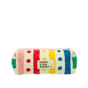 Imagem de Necessarie Florie Fofucha (bolinhas e listras coloridas) P