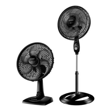 Imagem de Kit Eletros 05: Ventilador de Coluna e Ventilador de Mesa Mondial Supe