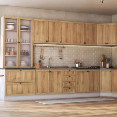 Imagem de Armário Cozinha Completo Ditália Berlim 10 Pçs CV/BR B12