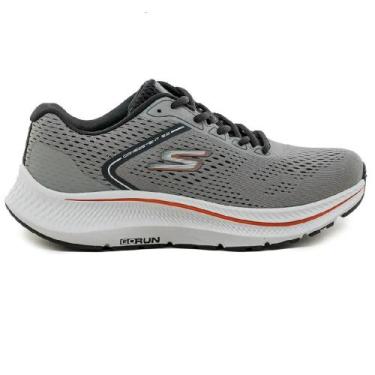 Imagem de Tenis skechers go run consistent 2.0 masculino, Cinza, Laranja, 41