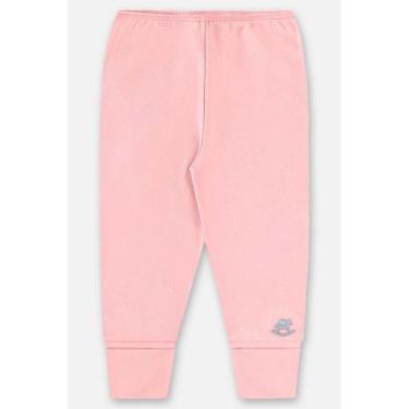 Imagem de Calça Infantil Unissex Suedine Up Baby, Rosa, PR