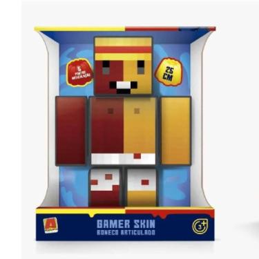 Imagem de Boneco Geleia Gamer Skin 25 cm Algazarra