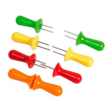 Imagem de Kit 6 Peças com Suporte para Espiga de Milho em Aço Inox Zyliss - Micr