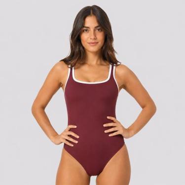 Imagem de Maiô Fila F-Box Line Feminino Vermelho, M