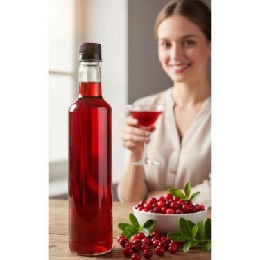 Imagem de 2x Xarope Cranberry para Drinks e Soda Italiana 500ml - Congratulation
