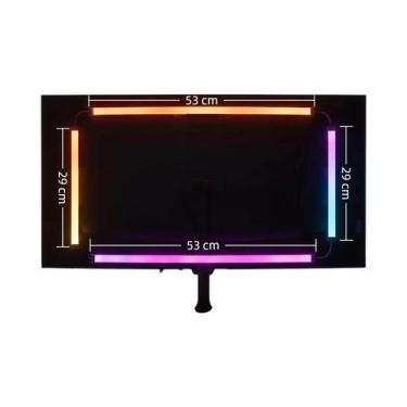 Imagem de Fita LED RGBIC Sincronizada Com Música WACUAAO 360 graus Luzes De Fund