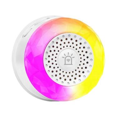 Imagem de Sirene Inteligente Wi-Fi Para Alarme Residencial Com Sensor De Som E L