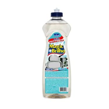 Imagem de Limpar Aluminio e Inox Magic Brilho Clear 500ml - Crivialli