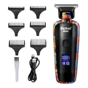 Imagem de Máquina de Acabamento Kemei KM-5090 com Tela Digital e 6 Pen