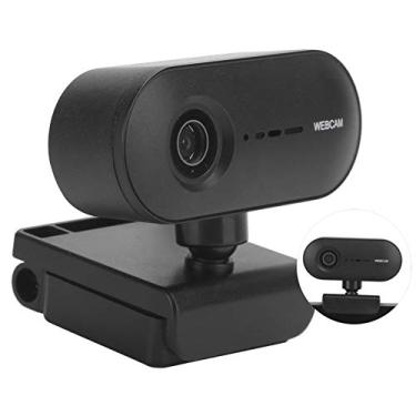 Imagem de Heayzoki Webcam com microfone de ruído para desktop, câmeras de computador HD USB, webcam rotativa de 360 graus, para Win7/Win8/Win10, para OS X/Vista/Linux, Plug and Play, uso amplo