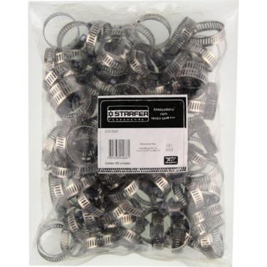 Imagem de Abraçadeira Aperto Rosca Sem Fim 8mm Starfer 1/2x3/4 100un.