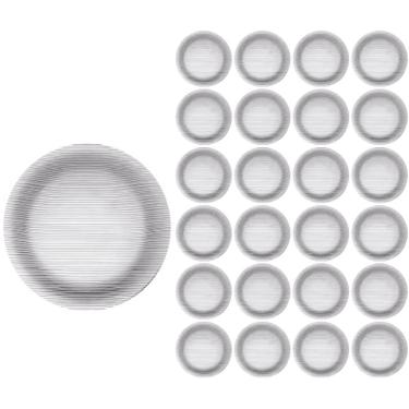 Imagem de Jogo Prato Fundo Redondo Duralex 22cm Diamente Refeição 24Un