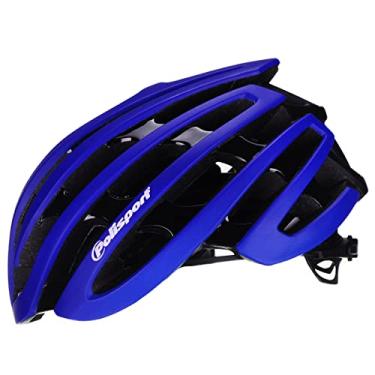 Imagem de CAPACETE CICLISMO POLISPORT LIGHT ROAD PTO/AZ L58/61