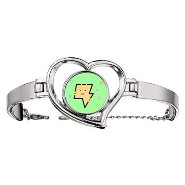 Imagem de N/A N/A Bracelete Blink adorável ícone coração joia pulseira de arame, medium, metal