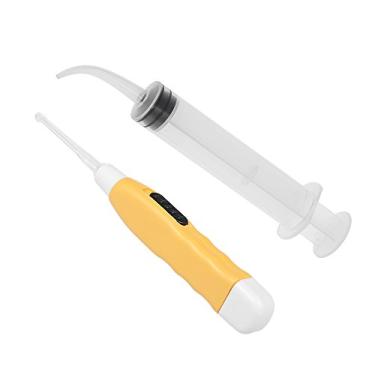 Imagem de Mibee LED Light Earpick Tonsil removedor de pedra removedor de cera com 3 pontas Irrigator Syringe Ferramenta de cuidados bucais Cor aleatória