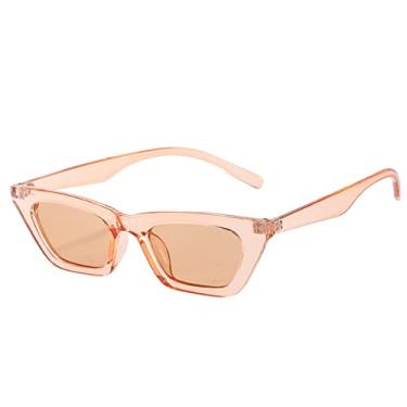 Imagem de Óculos de sol retrô olho de gato feminino vintage cateye óculos de sol feminino moda tons de cor para mulheres lentes de sol mujer, 11, china