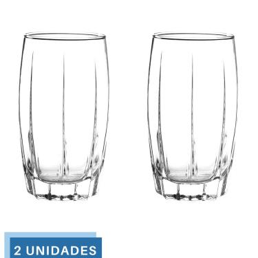 Imagem de Conjunto 2 Copos Vidro Transparente 374ML Amadeus Long Drink