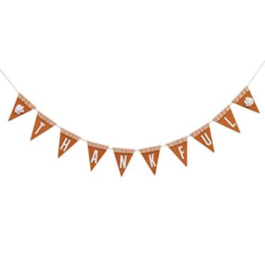Imagem de Faixa de Feltro Pumpkin Pie Thankful – Decorações de Ação de Graças, Guirlanda de Especiarias de Abóbora, Faixa de Agradecimento para Manto, Decorações de Outono para Casa