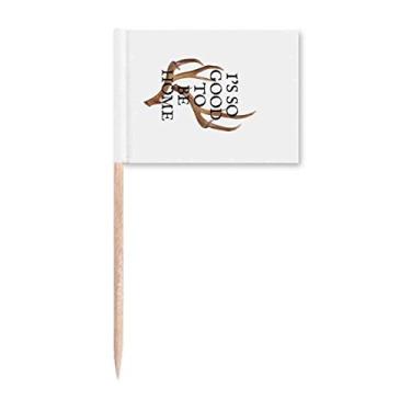 Imagem de Antler Family Deer Feeling Emotion, palito de dentes para decoração de festa