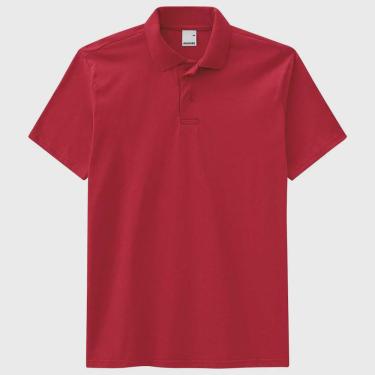 Imagem de Camiseta Gola Polo Masculina Básica Malwee Vermelho