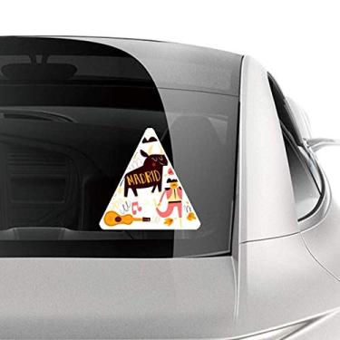 Imagem de DIYthinker Adesivo de carro de motocicleta e bicicleta em Madri, espanhola Bullfight Music Fiesta