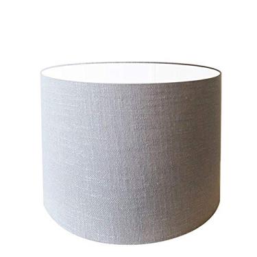 Imagem de Cúpula Abajur Cilíndrica Cp-8021 Ø45x25cm Rustico Cinza