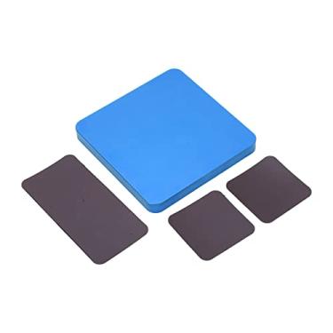 Imagem de Organizador De Bandeja De Parafuso Modelo RC,Bandeja De Parafuso De Liga De Alumínio Multifuncional, Bandeja De Parafusos Com 3 Almofadas Magnéticas, Para Armazenar Helicópteros (azul)