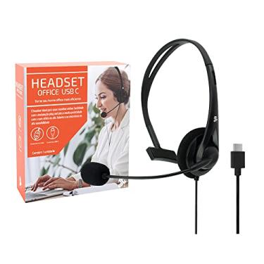 Imagem de 5+ HEADSET OFFICE CHIP SCE P/TELEFONE E COMPUTADOR C/USB C - 015-0102