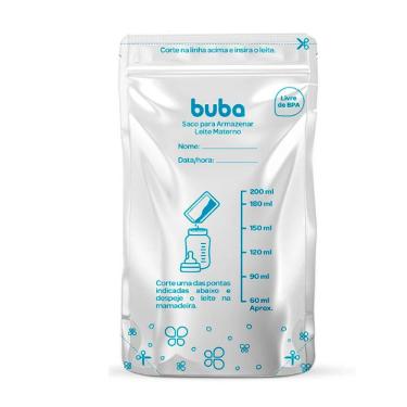 Imagem de Saco Para Armazenar Leite Materno Buba 1 unidade de 200ml