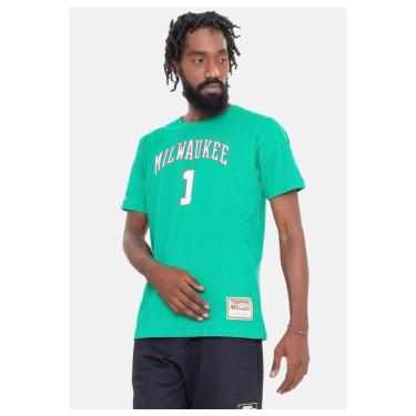 Imagem de Camiseta Mitchell & Ness NBA Milwaukee Bucks Oscar Robertson 1