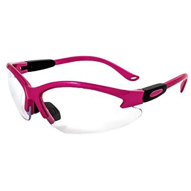 Imagem de Global Vision 1 par de óculos de segurança Cougar AST – Armação rosa choque com lentes transparentes
