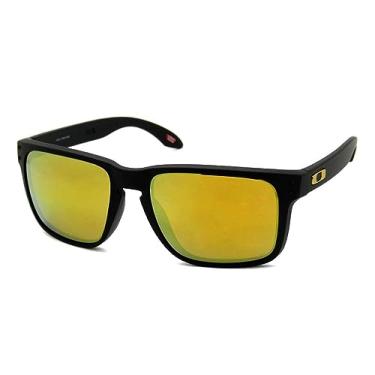 Imagem de Óculos de Sol Oakley Polarizado Holbrook Xl 0OO9417L 941723 Tam 59 / Preto Fosco - Lentes Prizm 24K Polarized