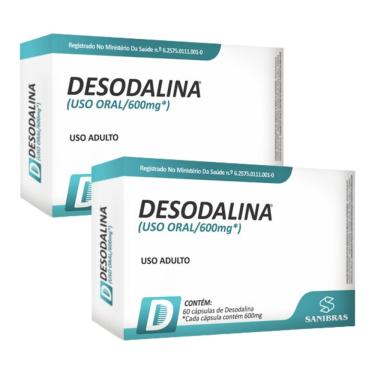 Desodalina Sanibrás 600mg c/ 60 Cápsulas + Monaliz 30 Comprimidos