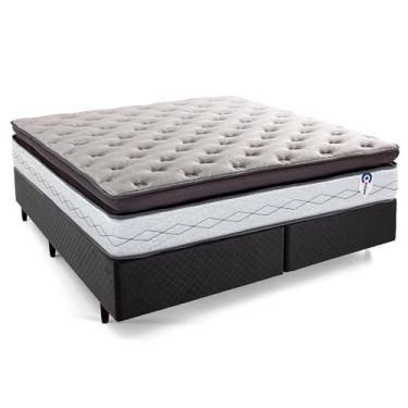Imagem de Cama Box Queen Size Herval Adapt com Molas Ensacadas, 73x158x198 cm