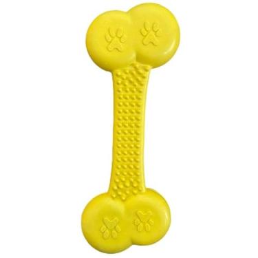 Imagem de MY PET BRASIL Osso Massageador Médio Brinquedo Para Cachorros Interativo E Divertido Auxilia E Fortalece Os Dentes Cores Sortidas Medidas: 10Cm