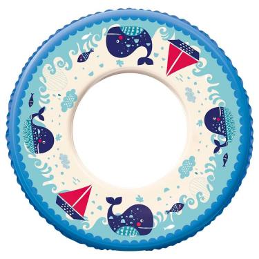 Imagem de Boia Redonda Inflavel 60CM 001812 Azul - Mor