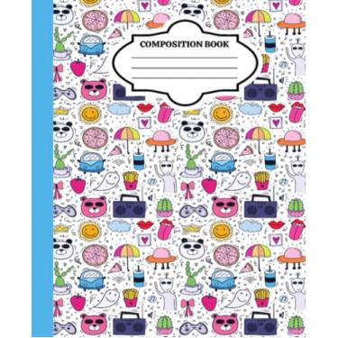 Imagem de Journal and Sketchbook: Composition Size (7.5"x9.75") With Lined and Blank Pages, Perfect for Journal, Doodling, Sketching and Notes