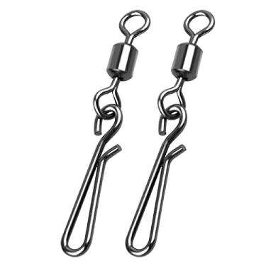Imagem de Botões giratórios de pesca com tambor giratório, botões de pesca, clipes rápidos, conectores de alta resistência, clipes de velocidade para água doce e salgada