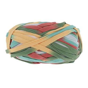 Imagem de Fio de poliéster grosso de 100 g para cobertores de tricô e crochê | Fio de tecido macio para pele delicada e boa elasticidade | Fio de lã gigante multicolorido para - 40