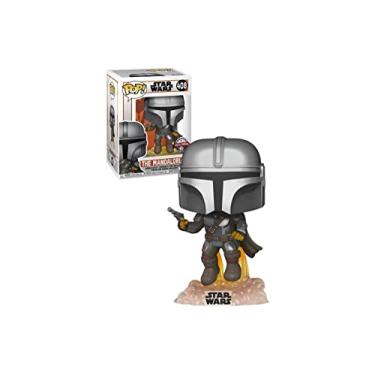 Imagem de Funko POP! Star Wars #408 - The Mandalorian [Flying with Blaster] Exclusive**FUNKOFILIA STORE**