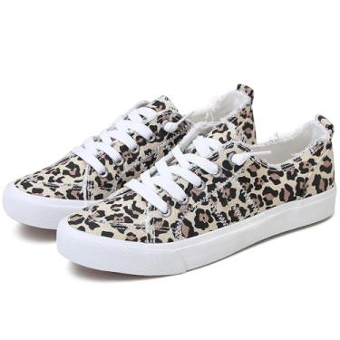 Imagem de Tênis feminino Play Fashion, cor branca, lavado e com leopardo, lona, sem cadarço, Leopard Canvas, 11
