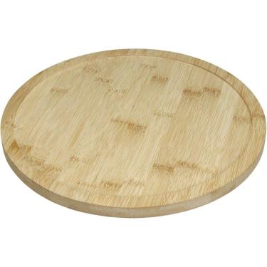 Imagem de BANDEJA GIRATORIA PARA SERVIR BAILARINA HOME&CO BAMBU 3x30x30cm NATURAL