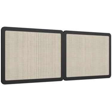 Imagem de Cabeceira Cama Box Casal Queen Painel Com Telinha 160cm Moss A03 Nero - Lyam Decor