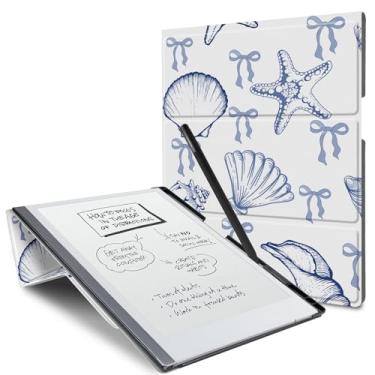 Imagem de Capa para tablet de papel Notáveis 2 de 10,3 polegadas lançado em 2020, capa protetora leve e rígida com suporte de caneta embutido, vem com notáveis 2 pontas de caneta.